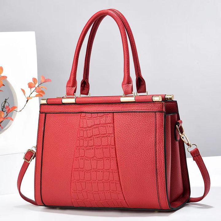 Damen elegante Handtasche mit luxuriösem Krokodillederdesign Nord Taschen