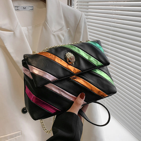 Damen Hobo-Tasche mit geflochtenem Kettenriemen und eleganter Verzierung Nord Taschen