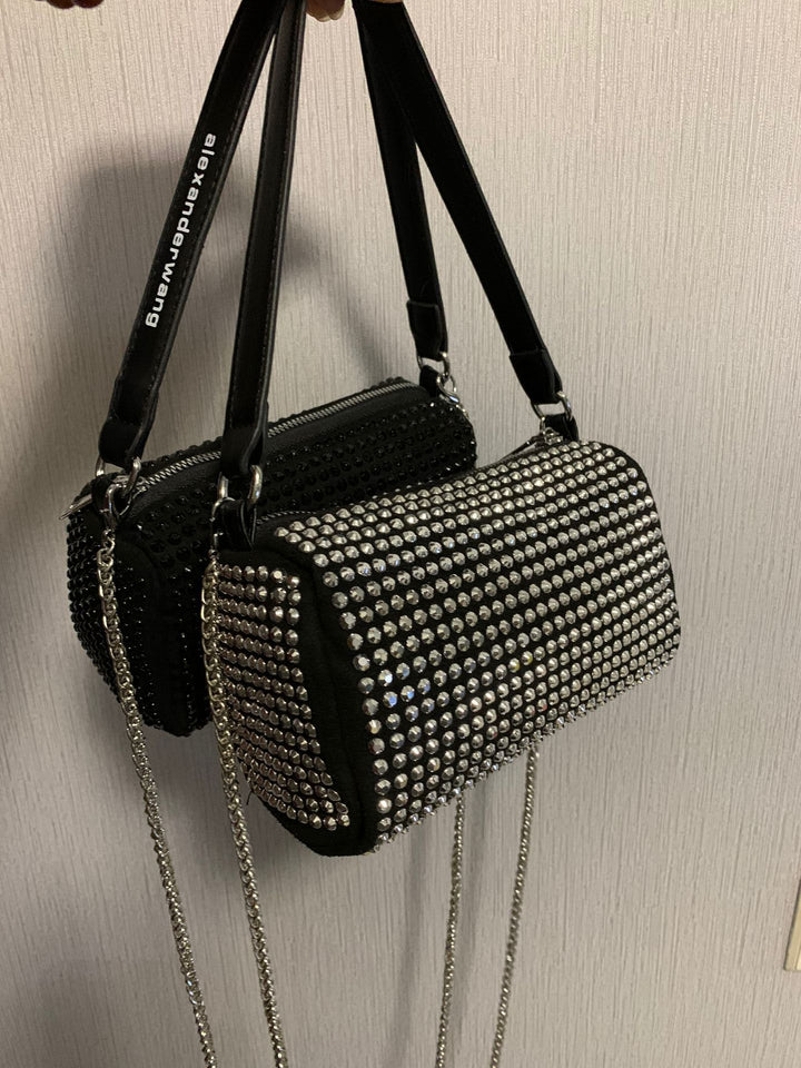 Damen Glamouröse Handtasche mit glitzernden Strassverzierungen Nord Taschen