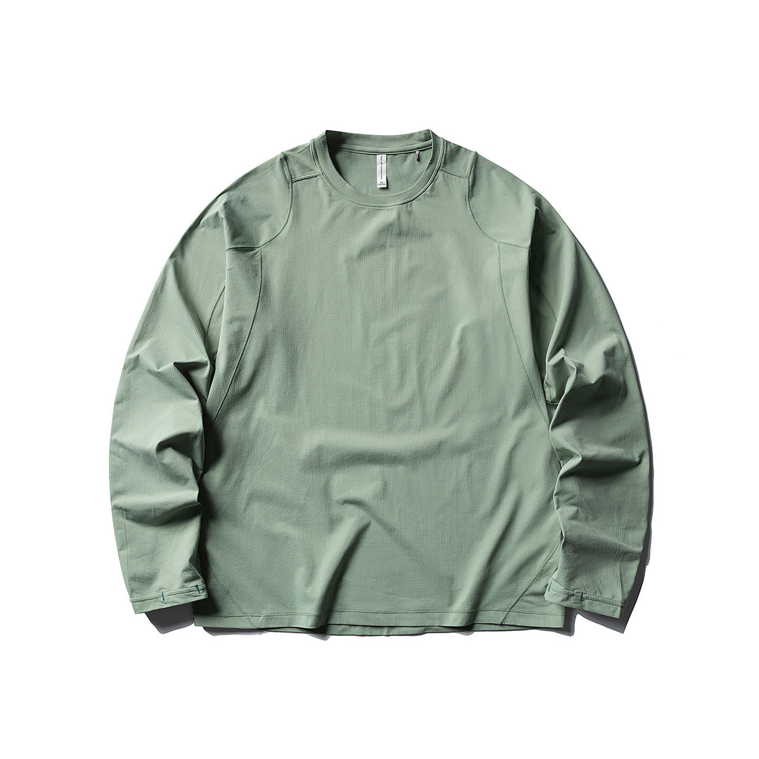 Unisex Leichter technischer Longsleeve mit Rundhalsausschnitt, Raglanärmeln und atmungsaktivem Funktionsmaterial Nord Taschen