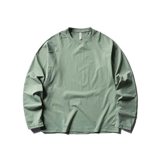 Unisex Leichter technischer Longsleeve mit Rundhalsausschnitt, Raglanärmeln und atmungsaktivem Funktionsmaterial Nord Taschen