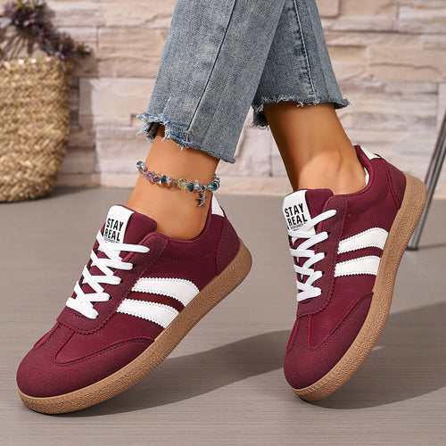 Damen Urbanes Lifestyle-Sneaker mit sportlichem Obermaterial und rutschfester Sohle - Arvani