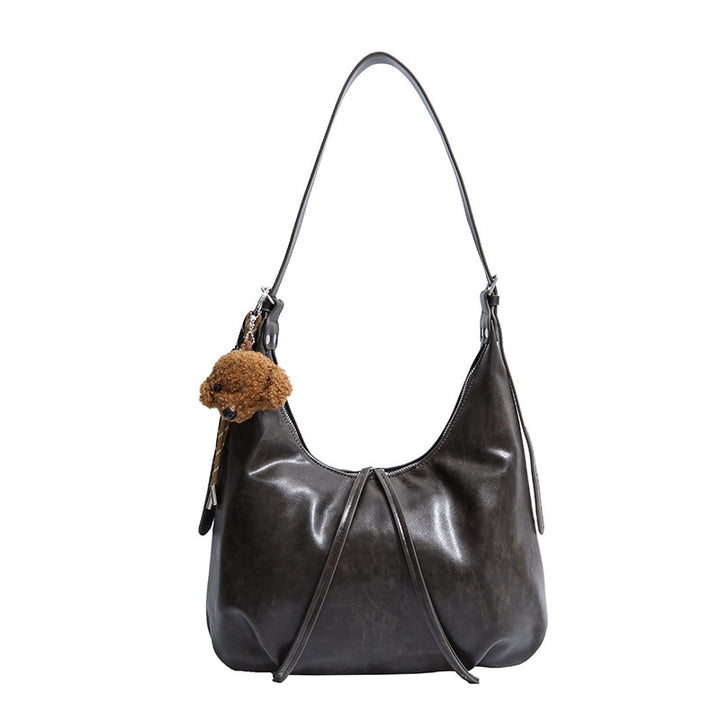 Damen Hobo-Tasche mit elegantem Kordelzug und geschmeidigem Kunstleder Nord Taschen
