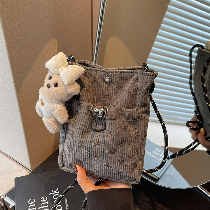 Damen Mini-Umhängetasche mit floralem Design Nord Taschen