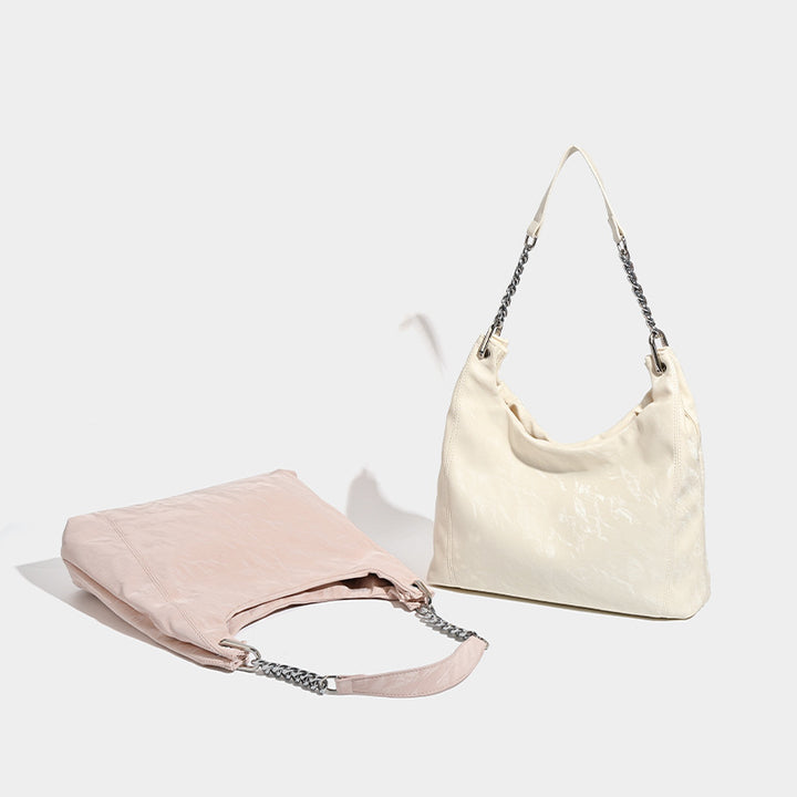 Damen Hobo-Tasche mit luxuriösem Kettenhenkel und weichem Material Nord Taschen