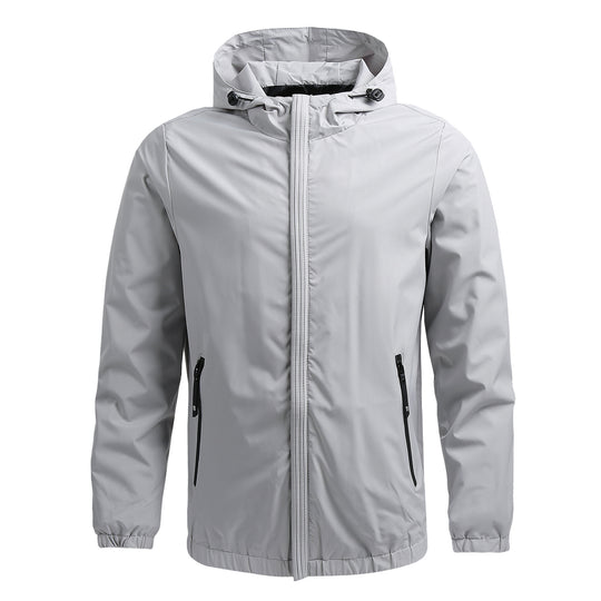 Herren Atmungsaktive Outdoorjacke mit verstellbarem Kragen Nord Taschen