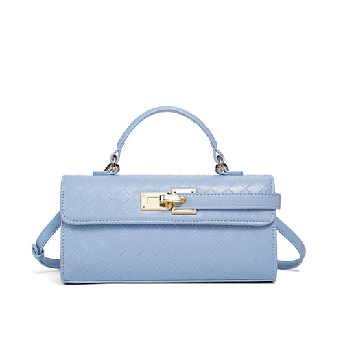 Damen Umhängetasche mit kunstvollem geflochtenem Design und goldenen Akzenten Nord Taschen