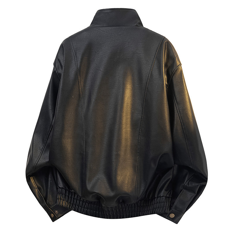 Damen Leichte Oversize-Bomberjacke mit Leo-Futter, Pattentaschen & elastischem Saum Nord Taschen