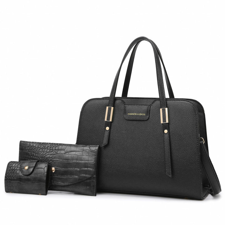 Damen elegantes Handtaschen-Set mit abnehmbarer Geldbörse und stilvollem Design Nord Taschen
