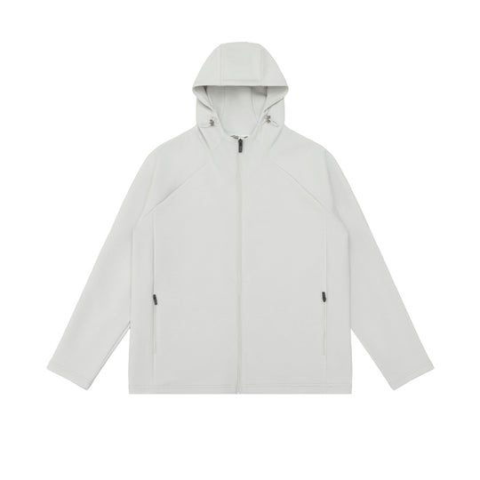 Unisex Minimalistische Kapuzen‑Zipjacke aus Softshell‑Fleece mit Raglanärmeln und wasserabweisenden Reißverschlusstaschen Nord Taschen