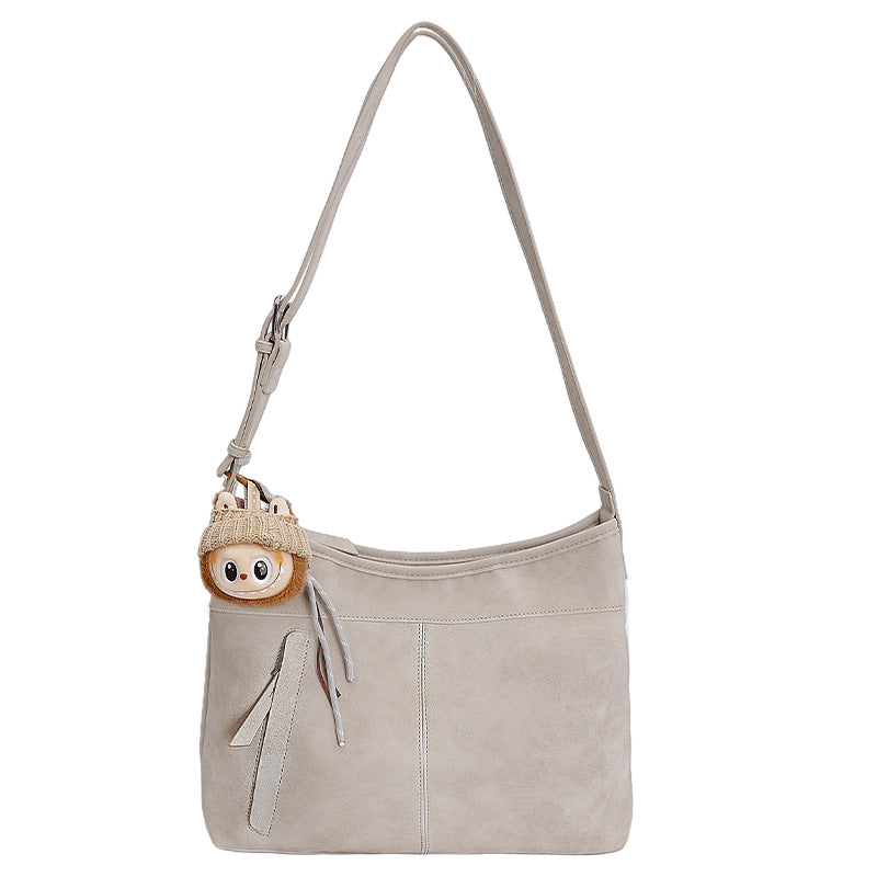 Damen Hobo Tasche mit süßem Tieranhänger Nord Taschen