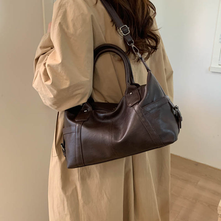 Damen modische Handtasche mit praktischen Außentaschen Nord Taschen