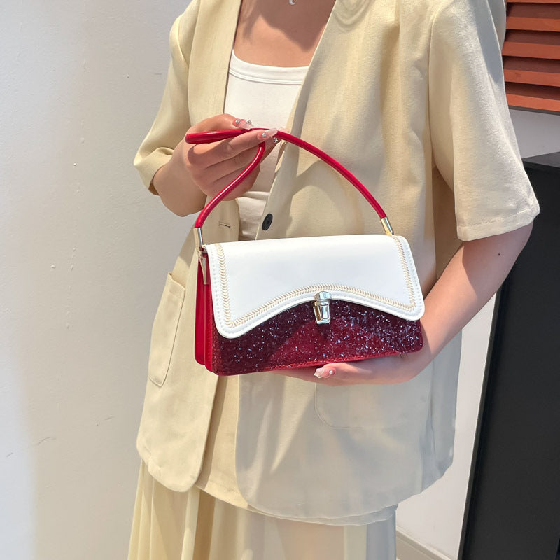 Damen elegante Umhängetasche mit funkelndem Pailletten-Design Nord Taschen
