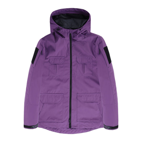 Men's  technical hooded field jacket with multi-flap utility pockets Nord Taschen