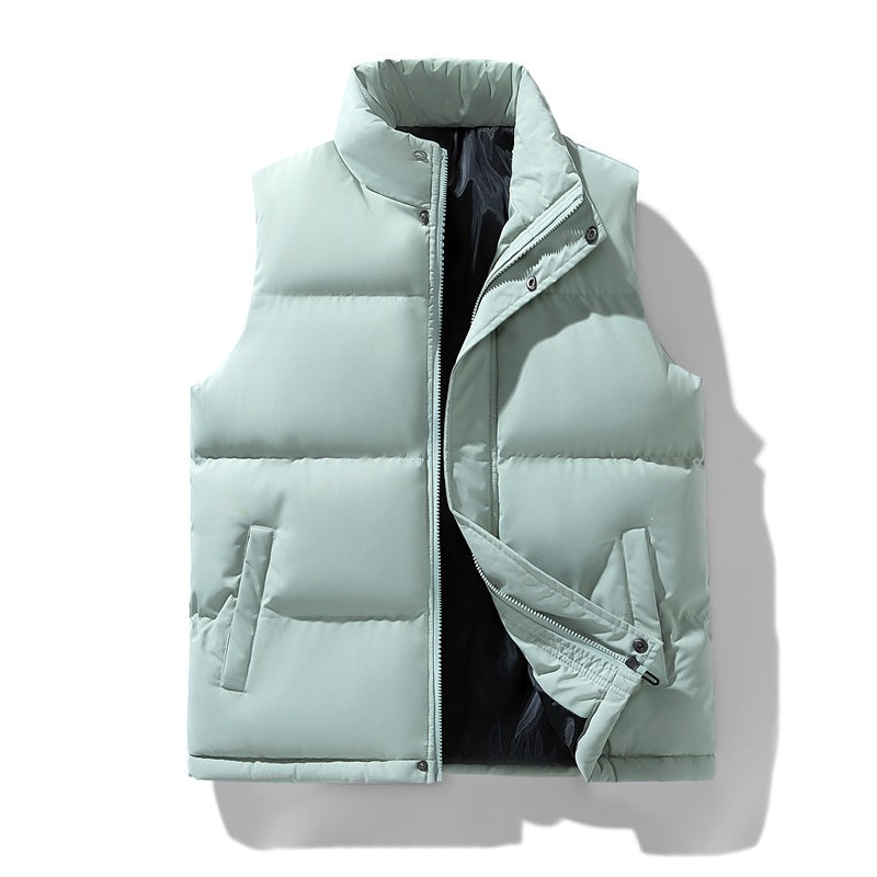 Herren Isolierende Outdoor-Steppweste mit hohem Kragen, 2‑Wege‑Reißverschluss & verdeckten Eingrifftaschen Nord Taschen
