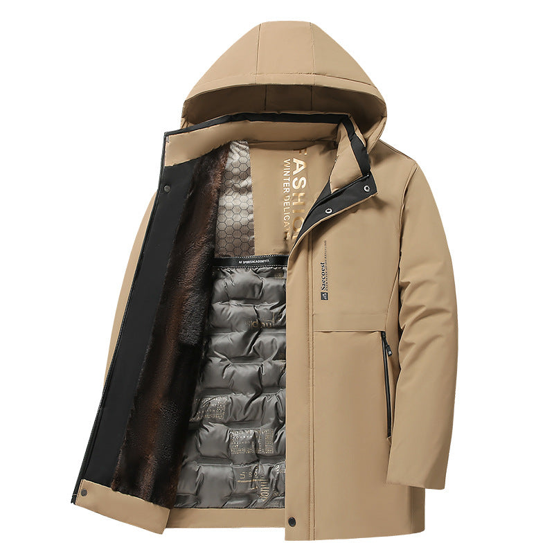 Herren Wasserabweisende Winterjacke Nord Taschen