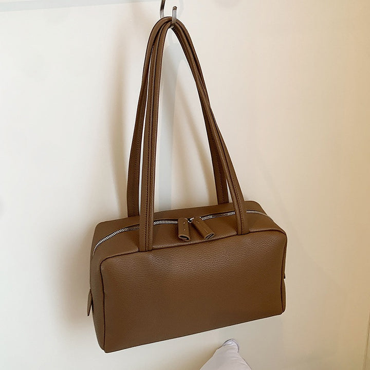 Damen elegante Handtasche mit strukturiertem Leder und praktischen Fächern Nord Taschen