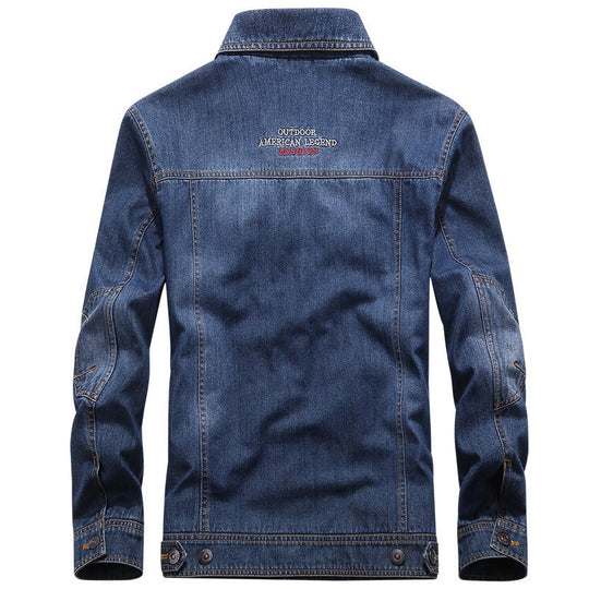 Herren Klassische Jeansjacke Nord Taschen