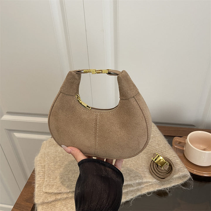 Damen Designer-Handtasche mit hochwertigem Veloursleder Nord Taschen