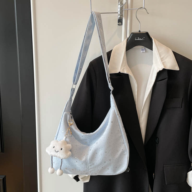 Damen Umhängetasche mit niedlichen Tierdetails und glänzendem Obermaterial Nord Taschen