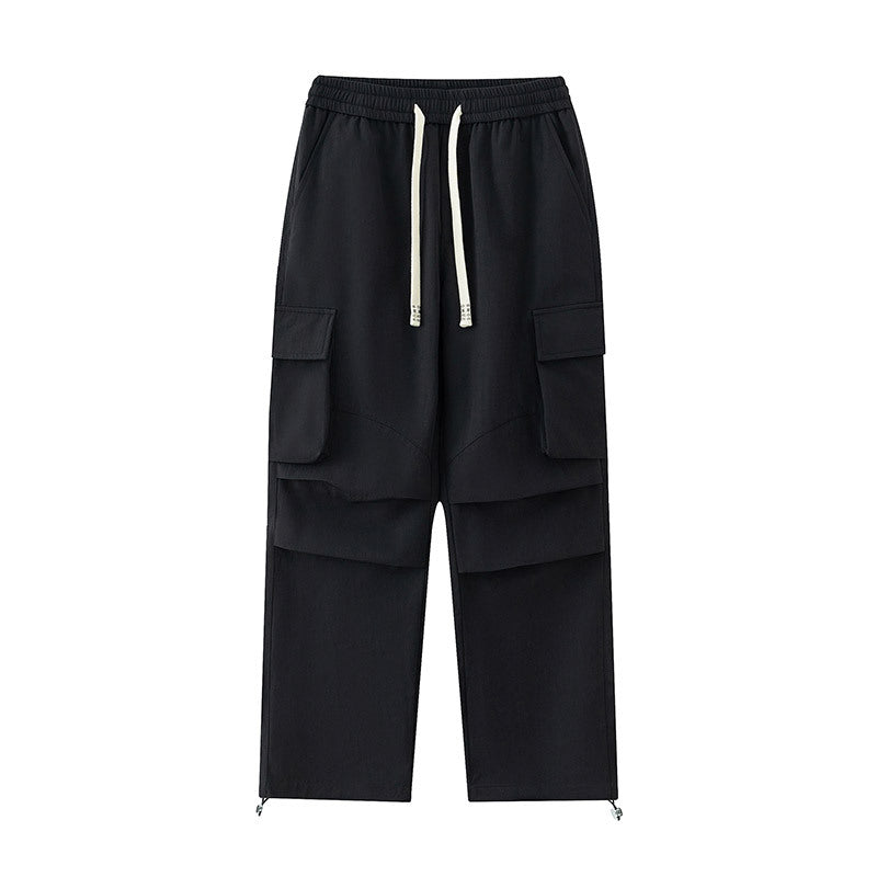 Herren Cargo-Hose mit elastischem Bund, Lagen‑Detail und Reißverschluss-Saum Nord Taschen