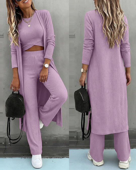 Damen Modischer Cardigan-Set Nord Taschen