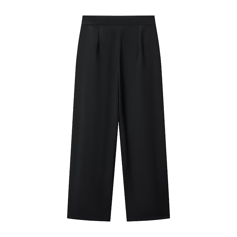 Damen Zweiteiliges Tailored-Blazer- und Highwaist-Hosen-Set mit goldknopf-Detail Nord Taschen