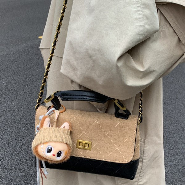 Damenhandtasche mit eleganten Steppdetails Nord Taschen