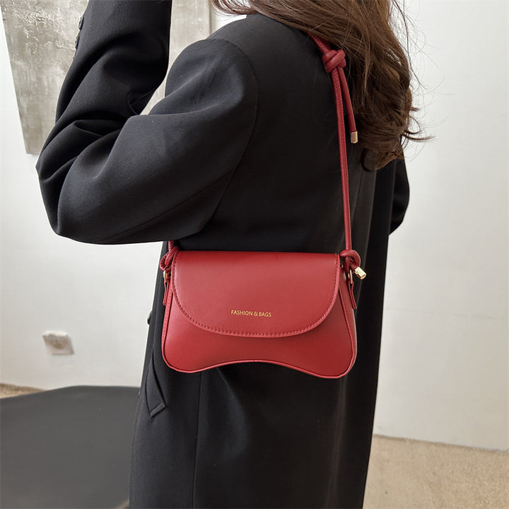 Damen elegante Umhängetasche mit strukturiertem Obermaterial Nord Taschen