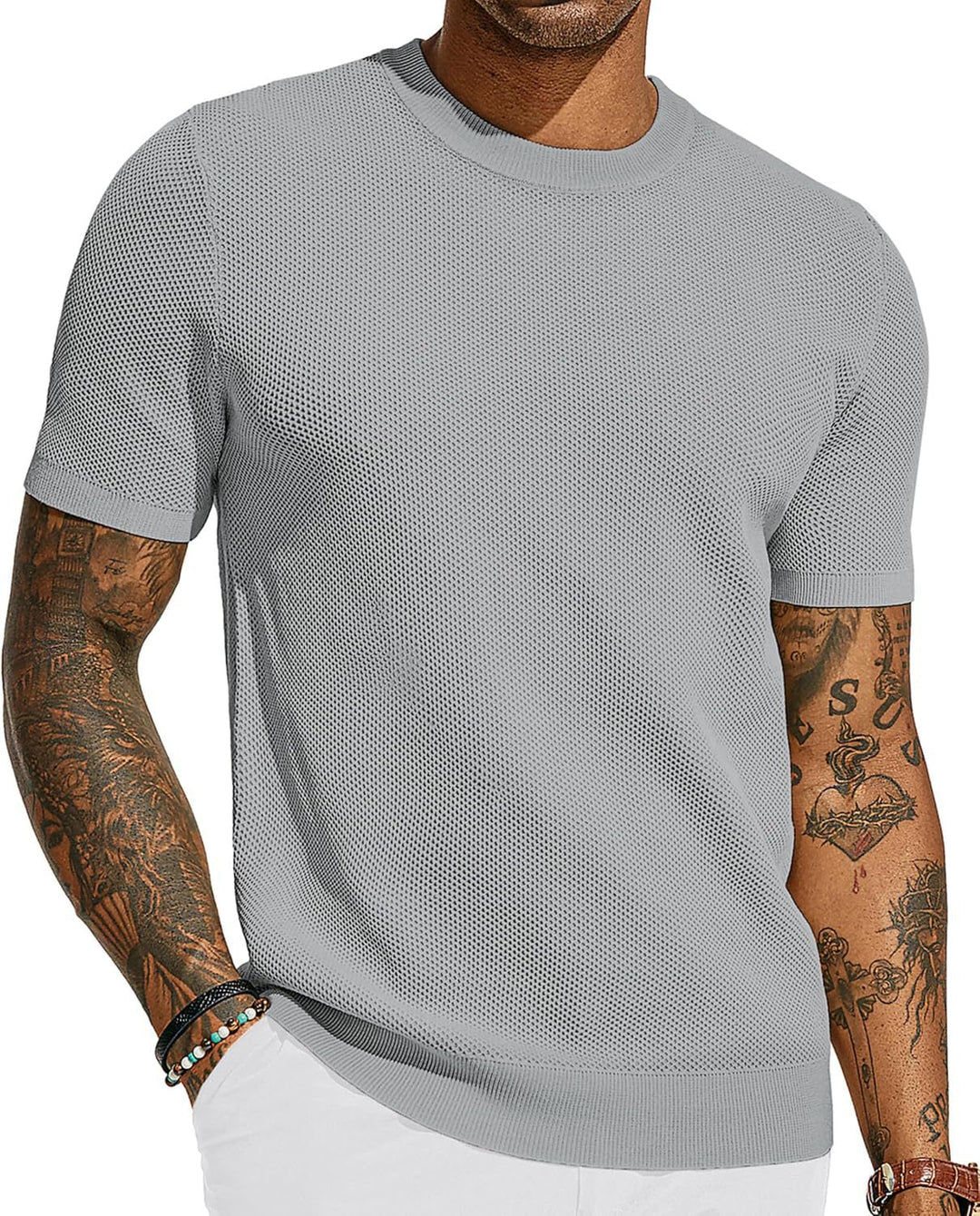 Herren atmungsaktives Netz-T-Shirt