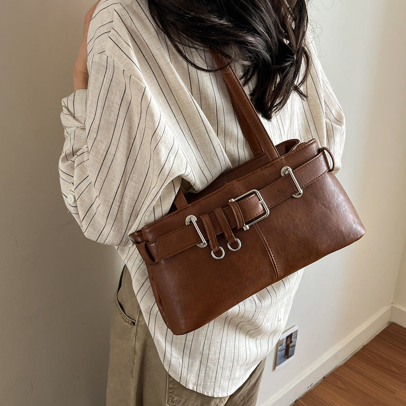 Damen Schultertasche mit verstellbarem Gürtel und eleganten Details Nord Taschen