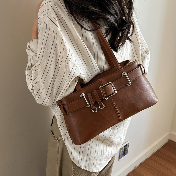 Damen Schultertasche mit verstellbarem Gürtel und eleganten Details Nord Taschen