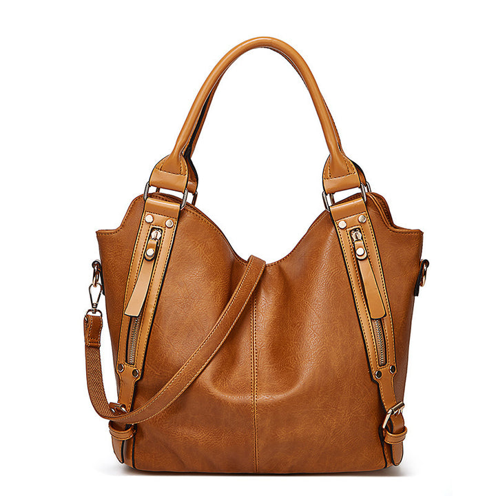 Damen Hobo-Handtasche mit stilvollem Falten-Design und abnehmbaren Schulterschlaufen Nord Taschen