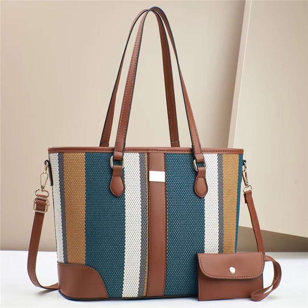 Damen Tote-Bag mit strukturiertem Außenmaterial und abnehmbarer Mini-Clutch Nord Taschen