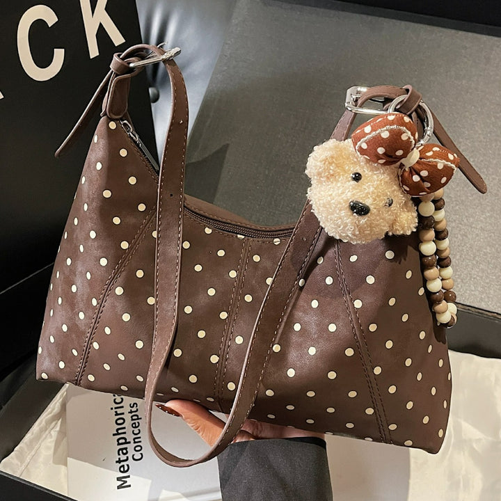 Damen modische Hobo-Handtasche mit verspieltem Dekor Nord Taschen