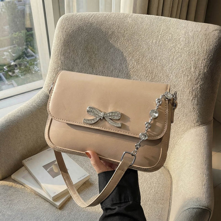 Damen stilvolle Clutch mit Strassdetail Nord Taschen