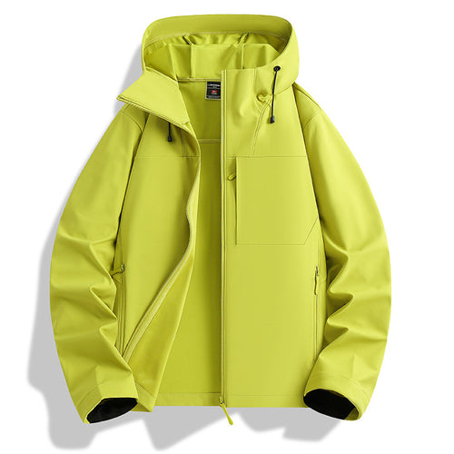 Damen Leichte wasserdichte Kapuzenjacke mit atmungsaktiver Beschichtung, Reißverschlusstaschen und verstellbaren Bündchen Nord Taschen