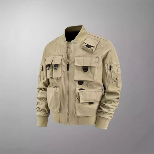 Herren taktische Multi-Pocket Bomberjacke mit Utility-Taschen Nord Taschen