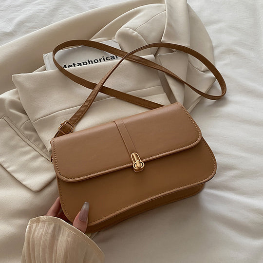 Damen elegante Umhängetasche mit hochwertiger Lederverarbeitung und edlem Verschluss Nord Taschen