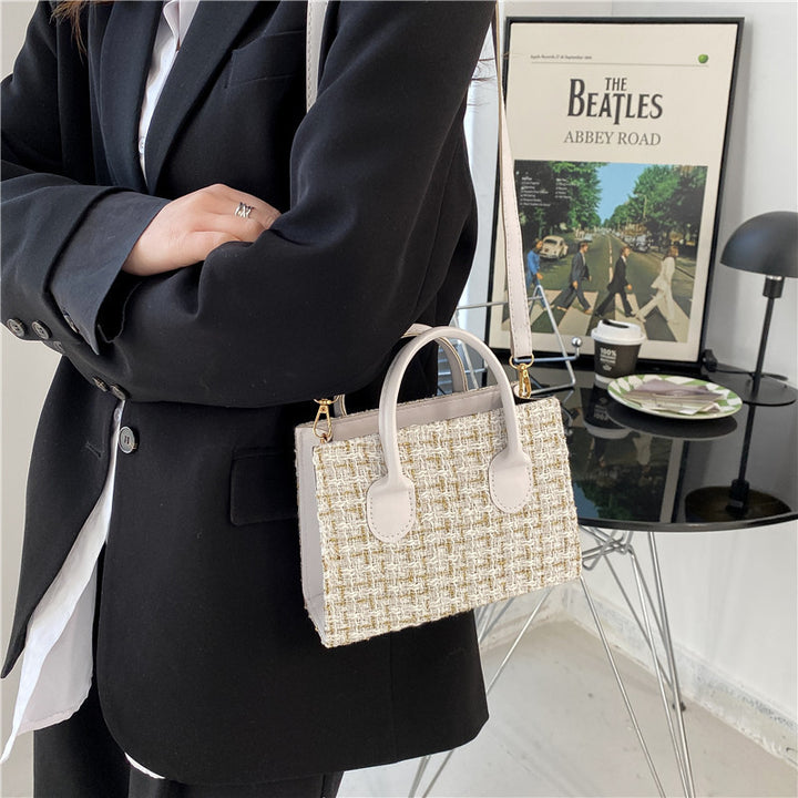 Damen elegante Tweed-Handtasche Nord Taschen