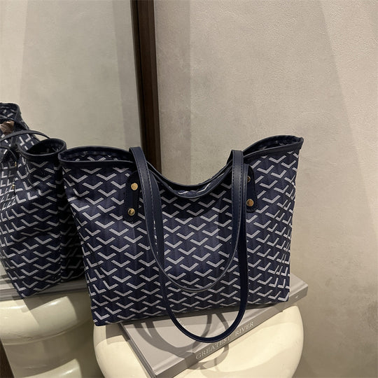 Damen schicke Tote Tasche mit modischem Muster Nord Taschen