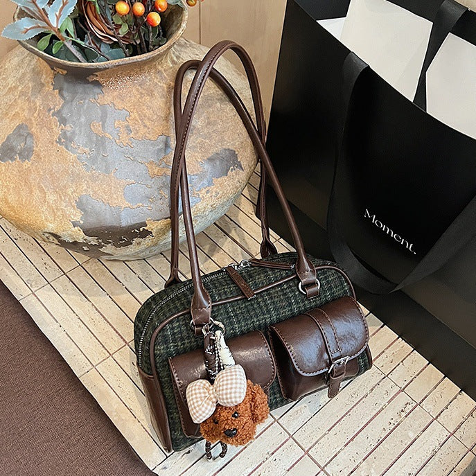 Damen Beuteltasche aus robustem Material mit abnehmbaren Trageriemen Nord Taschen
