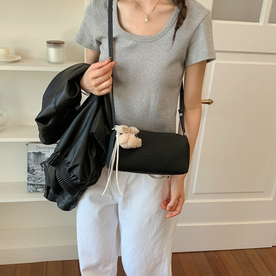 Damen praktische Umhängetasche mit hochwertiger Struktur und abnehmbarem Schulterriemen Nord Taschen