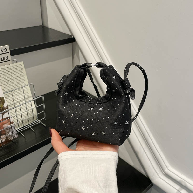 Damen Mini-Umhängetasche mit Sternenmuster Nord Taschen