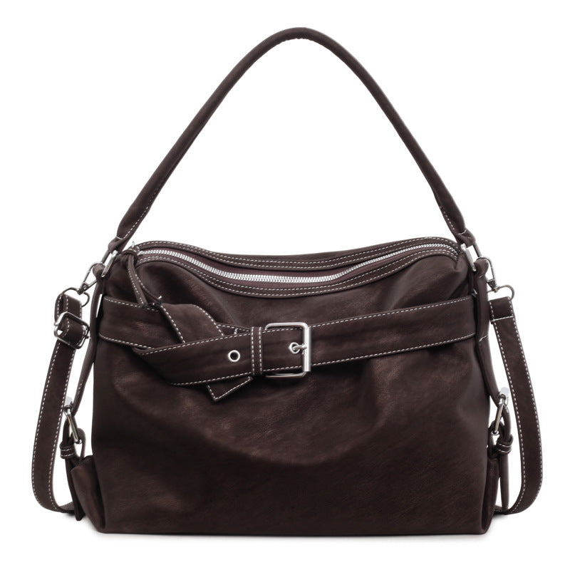 Damen modische Handtasche mit abnehmbarem Tragegurt und eleganten Akzenten Nord Taschen