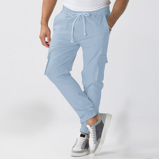 Herren Cargo-Jogginghose im Relaxed-Fit mit Kordelzug, elastischen Bündchen und Mehrfachtaschen Nord Taschen