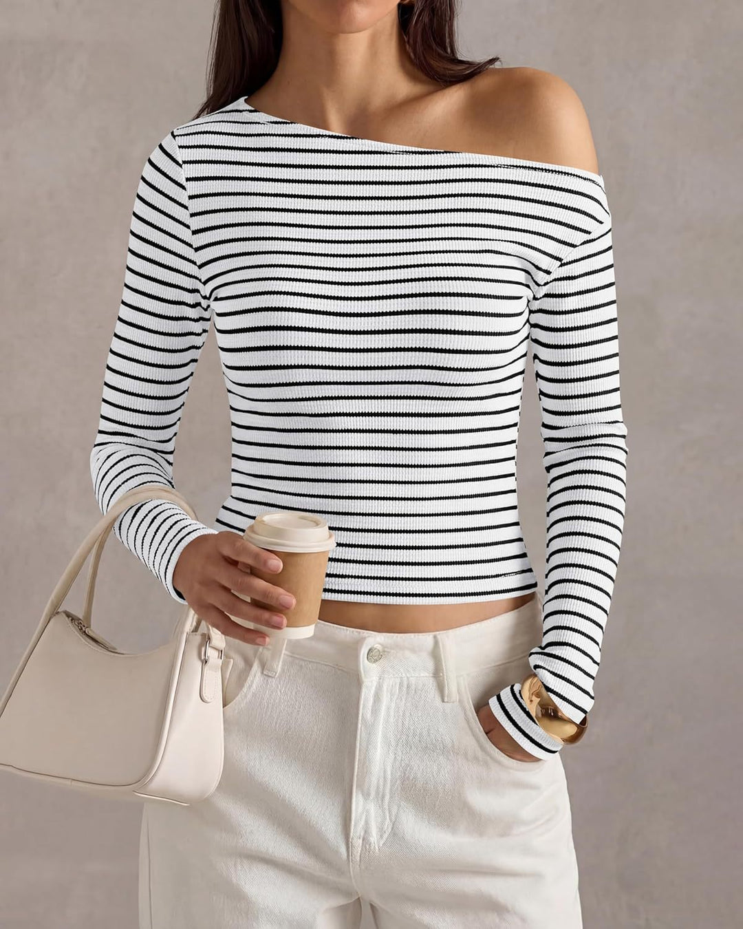 Damen Langarm Shirt Nord Taschen