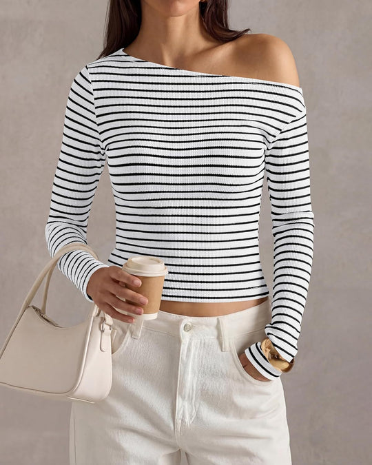 Damen Langarm Shirt Nord Taschen