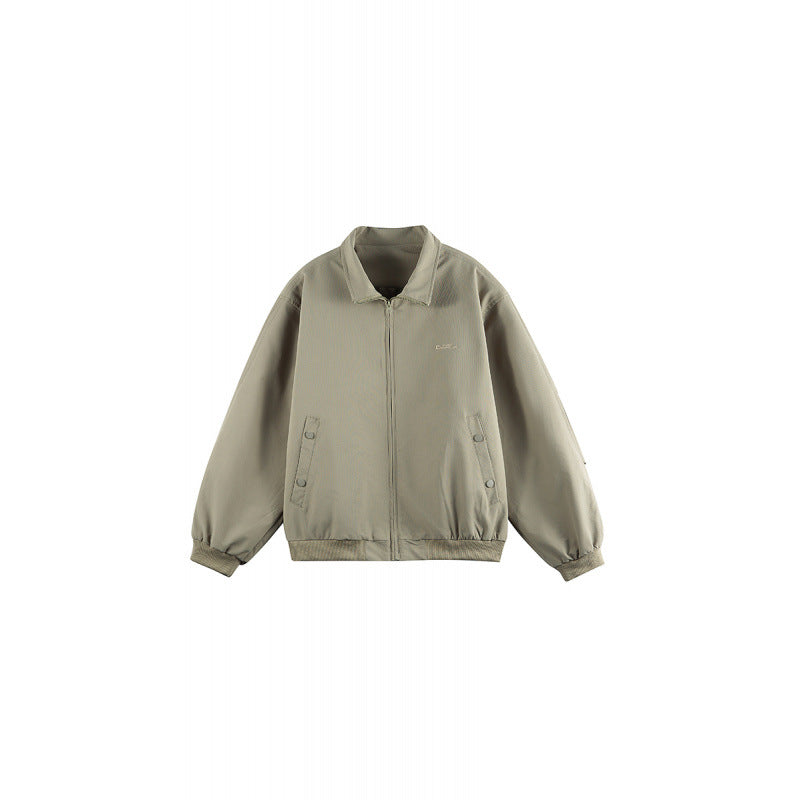 Unisex Oversize-Utility-Bomberjacke mit verdecktem Reißverschluss und elastischen Bündchen Nord Taschen