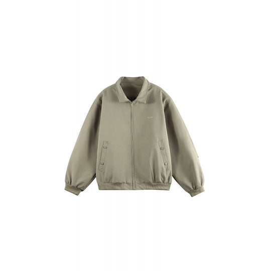 Unisex Oversize-Utility-Bomberjacke mit verdecktem Reißverschluss und elastischen Bündchen Nord Taschen